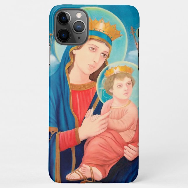 Funda Para iPhone Our Lady of Perpetual Help Catholic (Reverso)