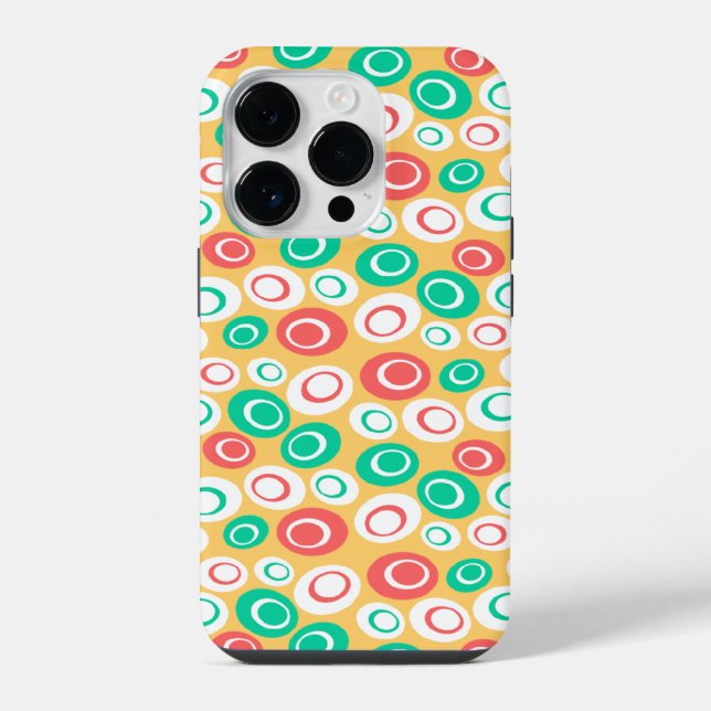 Funda Para iPhone Ovalaciones retro (Reverso )