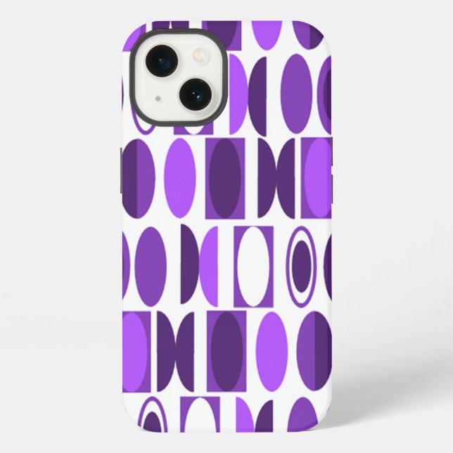 Funda Para iPhone Óvalos Art Déco (Reverso )