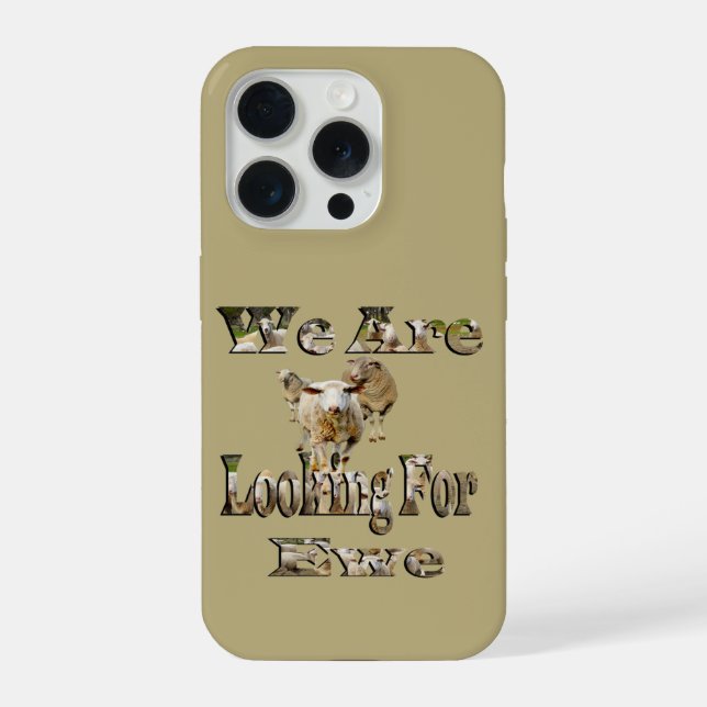 Funda Para iPhone Oveja Buscando Oveja, (Reverso )