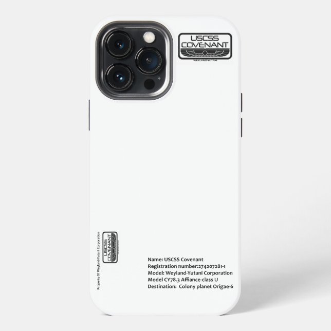 Funda Para iPhone Pacto USCSS (Reverso )