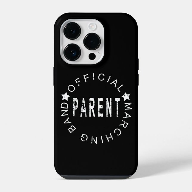 Funda Para iPhone Padre oficial de la banda de marcha (Reverso )