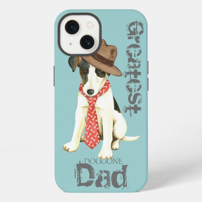 Funda Para iPhone Padre Smooth Fox Terrier (Reverso )