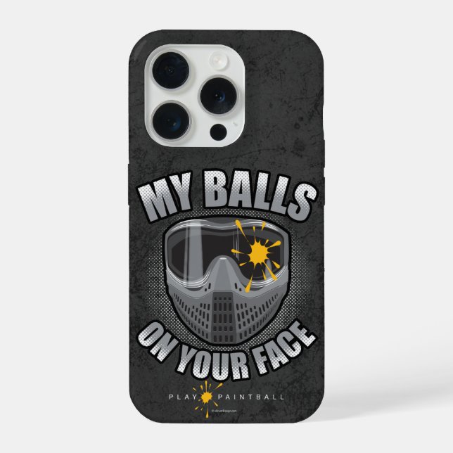 Funda Para iPhone Paintball en tu cara (Reverso )