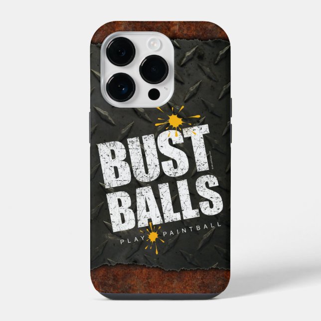 Funda Para iPhone Paintball Rompe Bolas (Reverso )