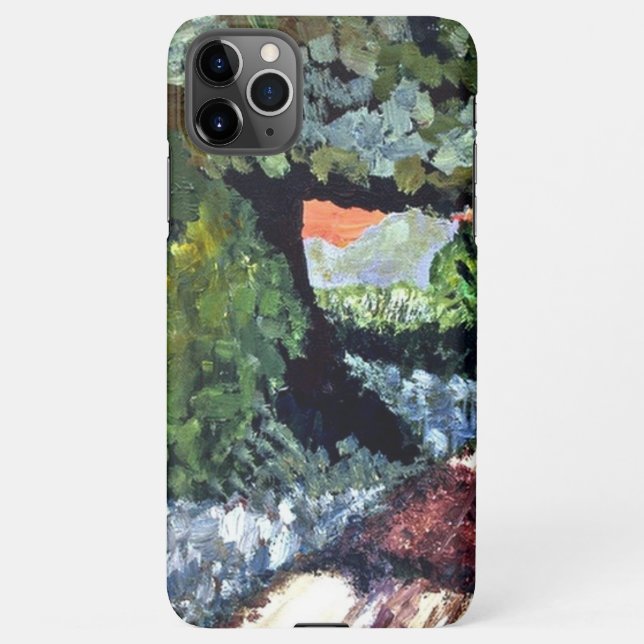 Funda Para iPhone Painted Landscape iPhone 11 Pro Max Funda (Reverso)