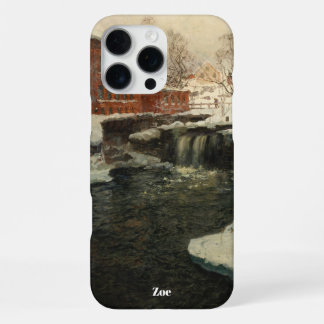 Funda Para iPhone 16 Pro Max Paisaje de Monet Personalizado