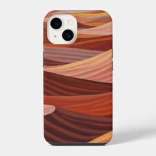 Funda Para iPhone 14 Paisaje del desierto cálido - Impresión de arte es