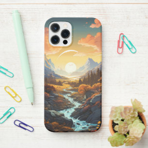 Funda Para iPhone 12 Pro Paisaje Forestal Por La Mañana