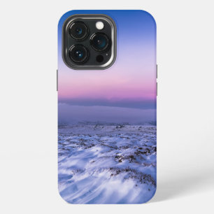 Funda Para iPhone 13 Pro Paisaje invernal al amanecer