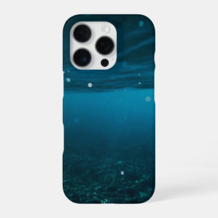 Funda Para iPhone 16 Pro Paisaje marino con playa, gran ola y caso de mar