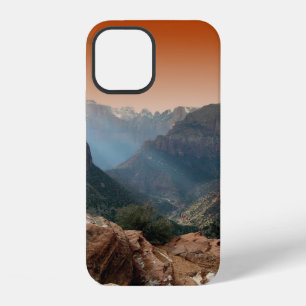 Funda Para iPhone 12 Paisaje montañoso del Parque Nacional Zion