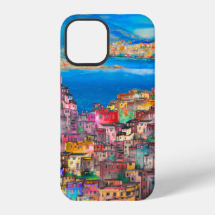 Funda Para iPhone 12 paisaje urbano de Nápolesarte,ciudad,italiano,pais