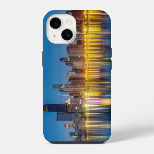 Funda Para iPhone 14 Paisaje urbano del amanecer de Chicago