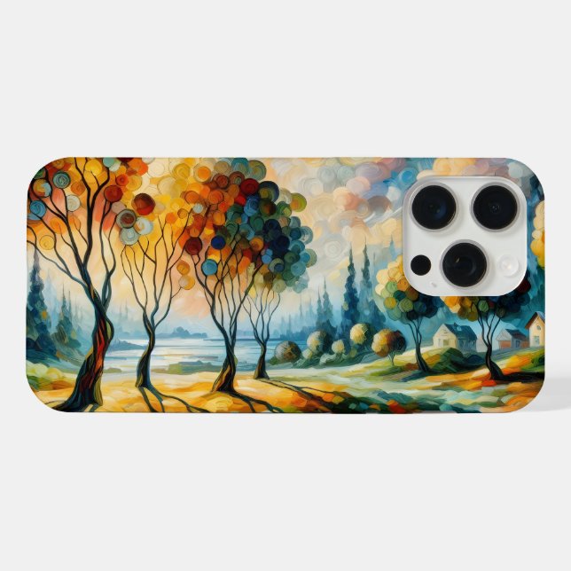 Funda Para iPhone Paisaje Vibrante (Reverso Horizontal)