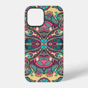 Funda Para iPhone 12 Paisley bandanna floral ornamental tradicional. Yo