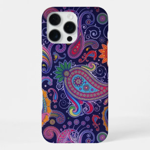 Funda Para iPhone 16 Pro Max Paisley Purple Pink
