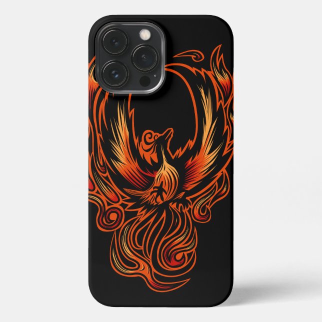 Funda Para iPhone Pájaro De Fuego (Reverso )