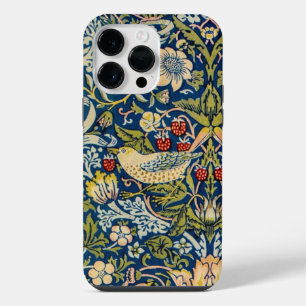 Funda Para iPhone 14 Pro Max Pájaro ladrón de fresas de William Morris
