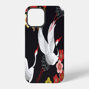 Funda Para iPhone 12 Pájaros voladores: Grulla Garza Japonesa.
