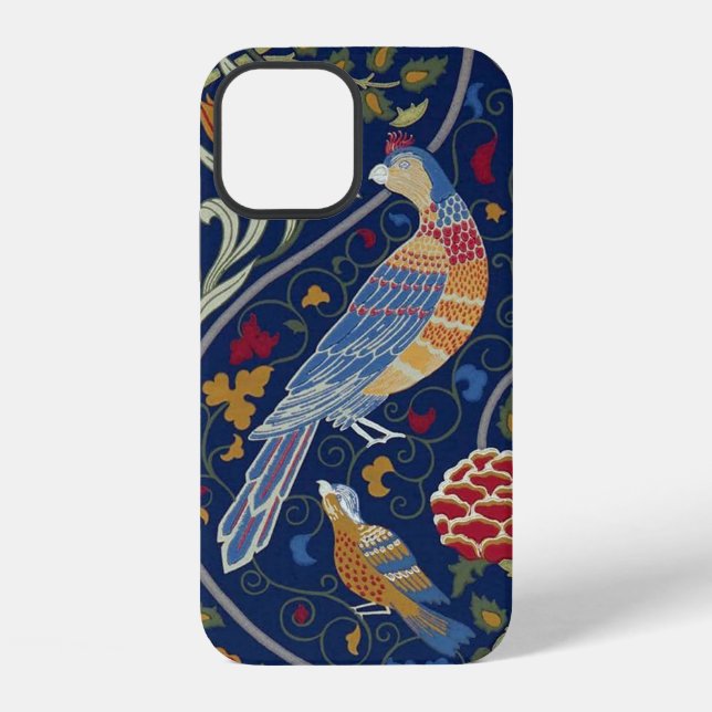 Funda Para iPhone Pájaros y Flores, William Morris Case-Mate iPhone (Reverso )