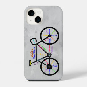 Funda Para iPhone 14 Palabras Inspiradoras Motivadoras De Bicicleta Cit