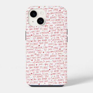Funda Para iPhone 14 Palabras románticas día de San Valentín