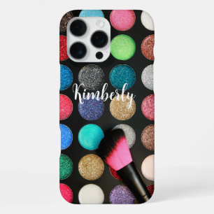 Funda Para iPhone 16 Pro Max Paleta de Sombras de Ojos con Brillo
