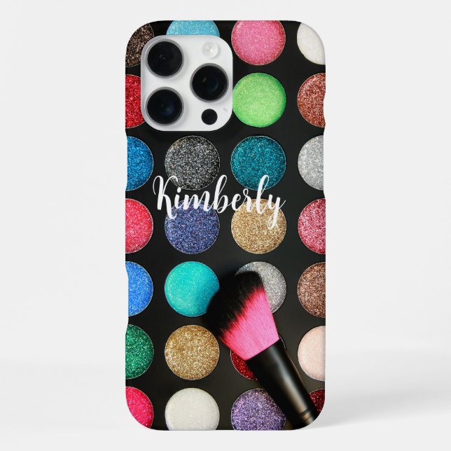 Funda Para iPhone Paleta de Sombras de Ojos con Brillo (Reverso )
