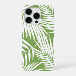 Funda Para iPhone 16 Pro Palmas de Kona Hawaiano Verde Tropical