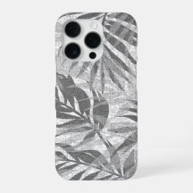 Palmeras Areca Hawái Tropical Vintage Gris