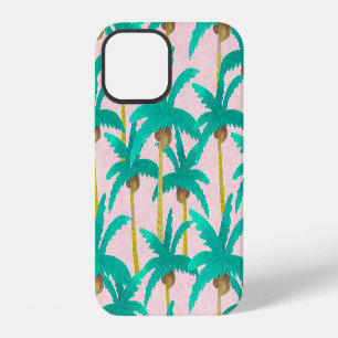 Funda Para iPhone 12 Palmeras Tropicales: Patrón de verano acuarela