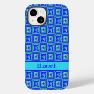 Funda Para iPhone 14 Paloma azul en el agujero en el nombre de la puert