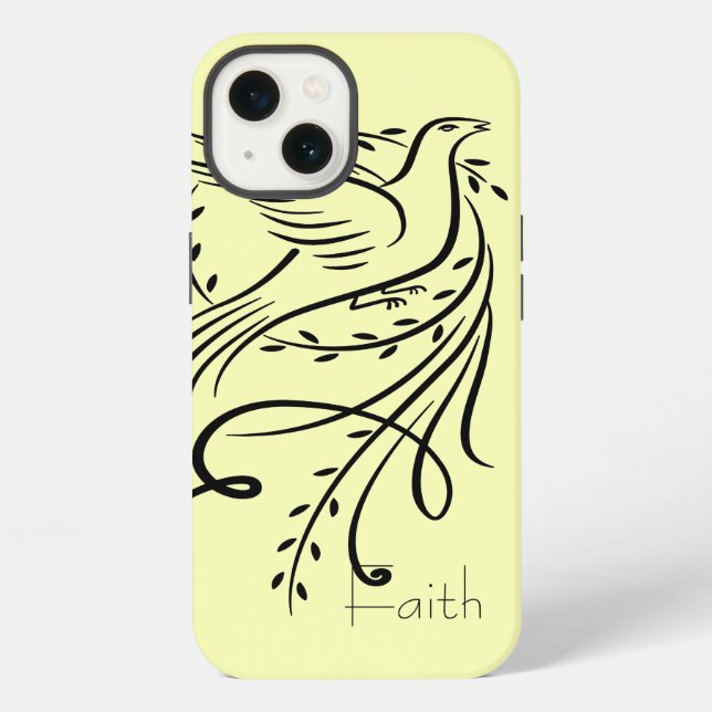 Funda Para iPhone Paloma de la fe (Reverso )