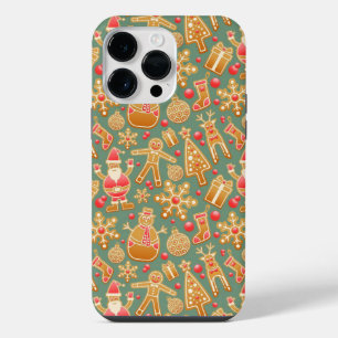 Funda Para iPhone 14 Pro Max Pan de jengibre/galletas/Navidad