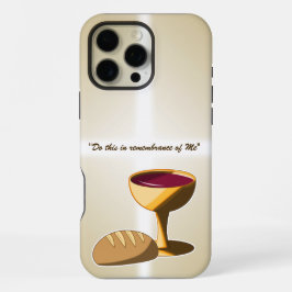 Funda Para iPhone 16 Pro Max Pan y vino La última comunión de Pascua de la cena