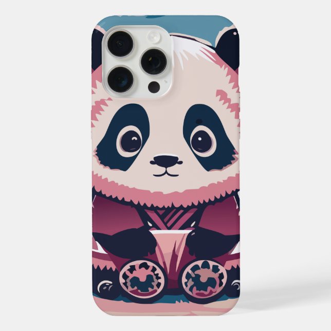 Funda Para iPhone Panda Adorable (Reverso )