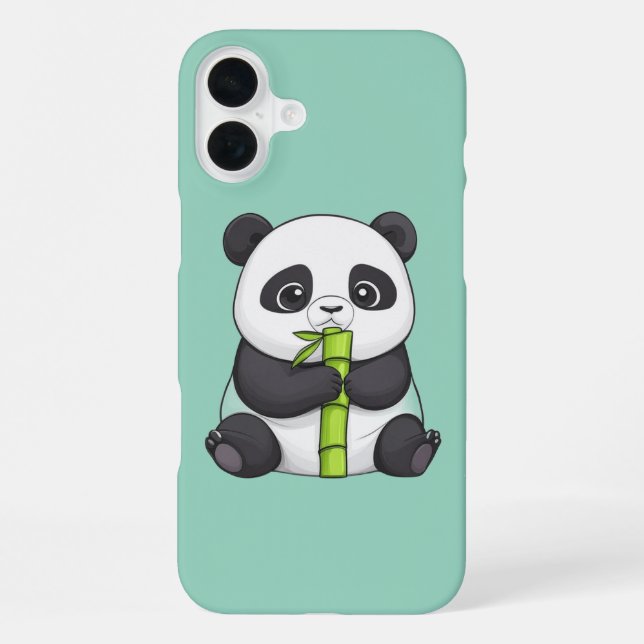 Funda Para iPhone  Panda and Its Bamboo (Reverso )
