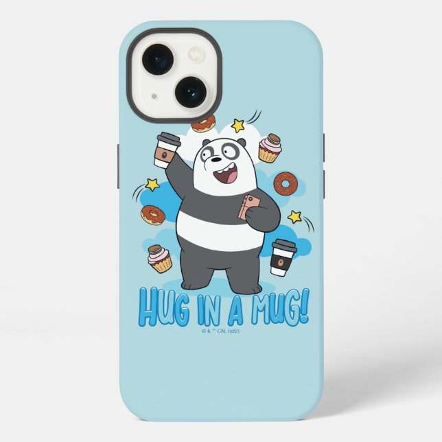 Funda Para iPhone Panda Bear - Hug in a Mug! (Reverso )