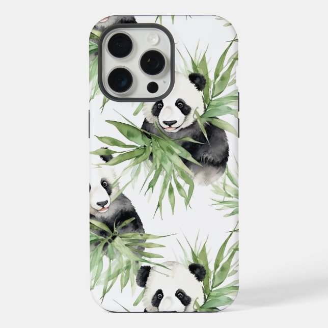 Funda Para iPhone Panda Bears (Reverso )