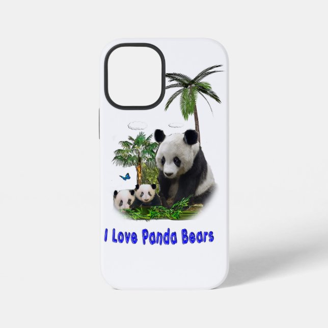 Funda Para iPhone Panda Bears (Reverso )