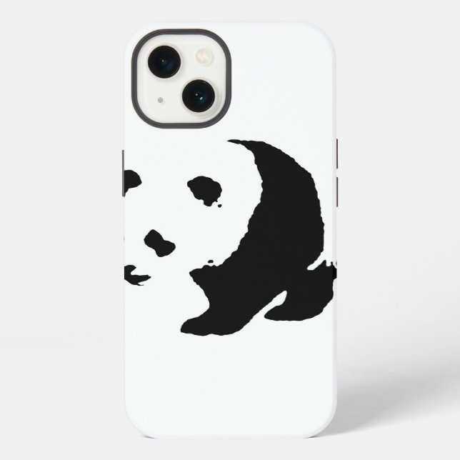 Funda Para iPhone Panda del Arte Pop (Reverso )