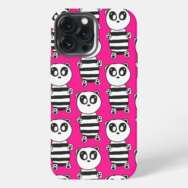 Funda Para iPhone Panda Kids   (Reverso )