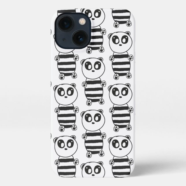 Funda Para iPhone Panda Kids (Reverso )