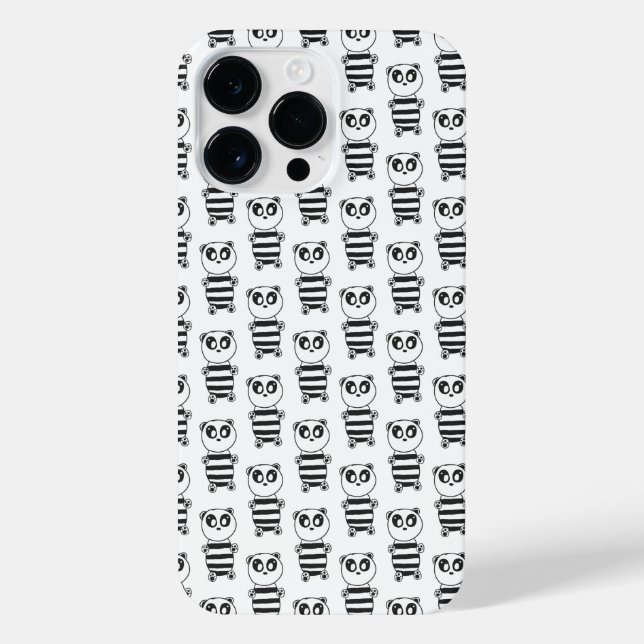 Funda Para iPhone Panda Kids (Reverso)