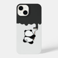 Panda Paint Drip - Estuche para teléfono Minimalis