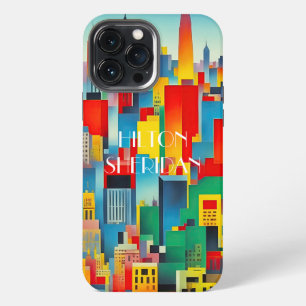 Funda Para iPhone 13 Pro Max Panorama urbano moderno