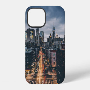FUNDA PARA iPhone 12 PANORÁMICA DE LA CIUDAD DESDE EL PUENTE DE MANHATT