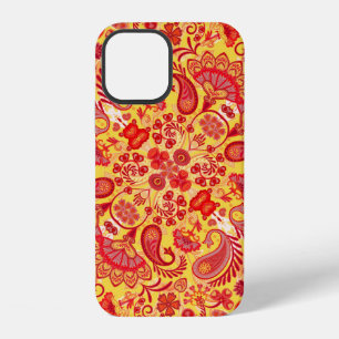 Funda Para iPhone 12 pañuelo de seda con estampado de bandana paisley v