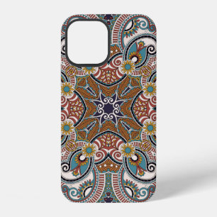 Funda Para iPhone 12 Pañuelo tradicional ornamental floral de cachemira